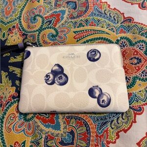 Coach blueberry wallet